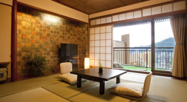 Номер Standard с видом на город Atamionsen Yuyado Ichibanchi