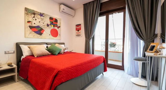 Номер Deluxe с балконом и с видом на город Cilento Suite - Vinarte B&B