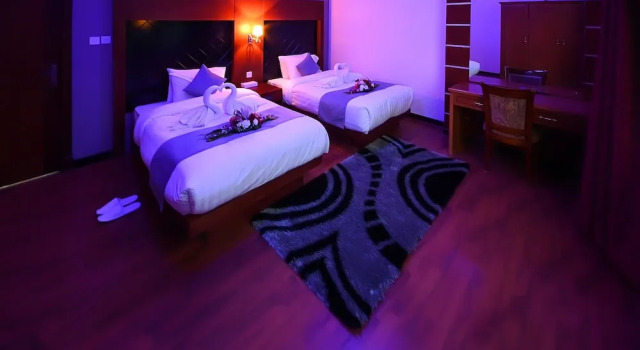 Апартаменты с 2 комнатами с балконом Sea Diamond Plaza Apartments
