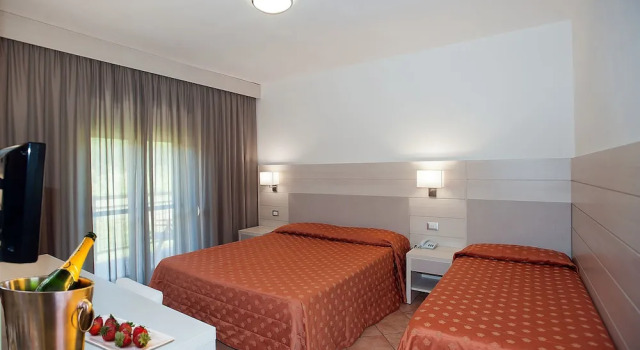 Трёхместный номер Standard с балконом Magnola Palace Hotel