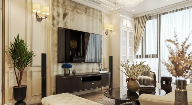 Апартаменты с 2 комнатами с балконом и с видом на город Lumière Urban Residence View Landmark 81