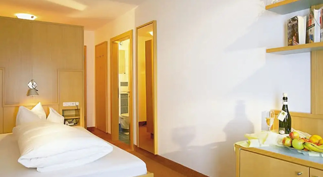 Одноместный номер Standard с балконом DAS VIER Sport und Wellnesshotel