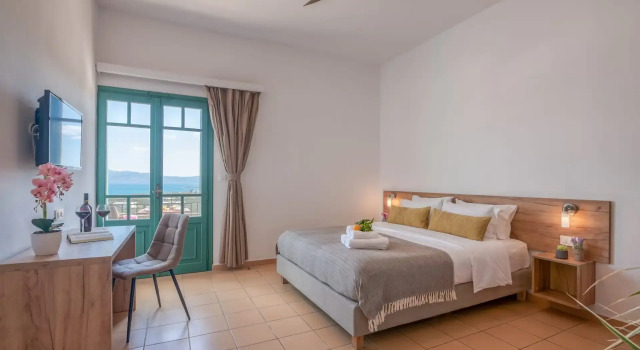 Двухместный номер Standard с видом на море Kaliviani Traditional Hotel