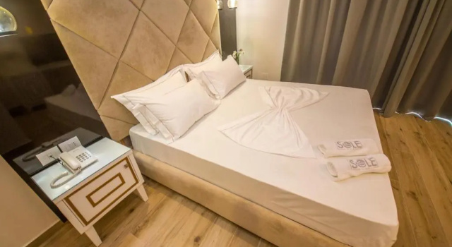 Двухместный номер Deluxe с балконом и с частичным видом на море Sole Luna Hotel