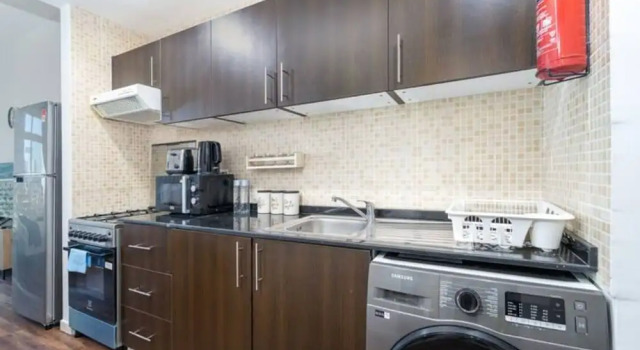 Студия Calm Studio Apartment Right by the Golf Courses in Sports City