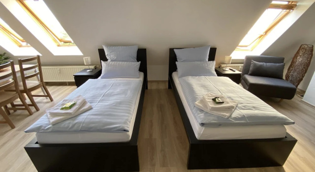 Апартаменты с видом на город Ferienwohnung am Jacobsweg
