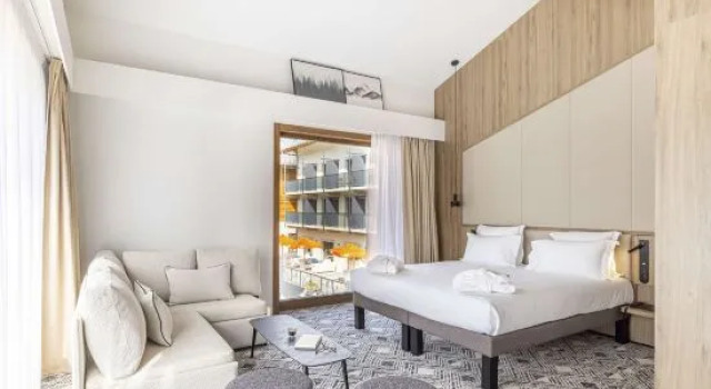 Двухместный люкс Executive с балконом Novotel Megève Mont-Blanc