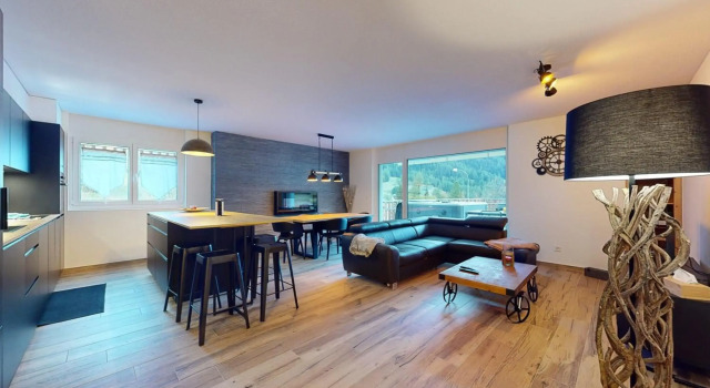 Spacious apartment - beautiful terrace with view, Забронировать Апартаменты/квартира Лейкербад Вале, рядом с Горнолыжный подъемник Геммибан