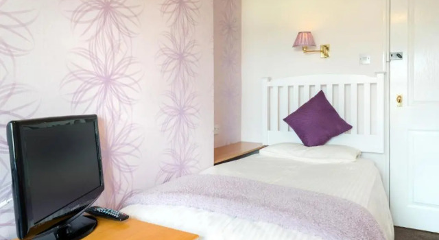 Standard Yhden hengen huone Marine Hotel Paignton