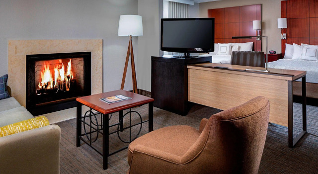 Четырёхместная студия Residence Inn Dallas Las Colinas