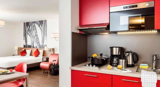 Двухместная студия Aparthotel Adagio La Defense Courbevoie