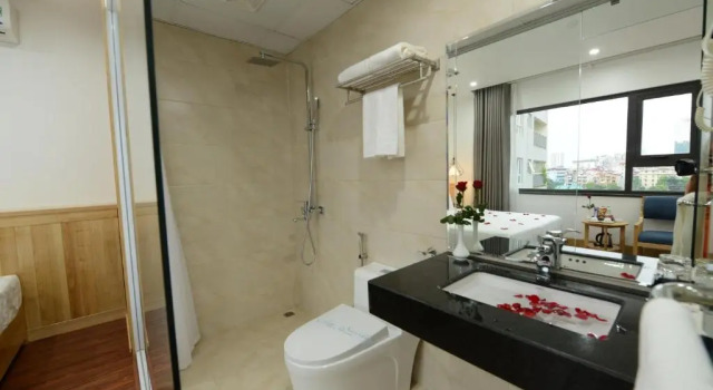 Двухместный номер Deluxe с видом на город Blue Hanoi Inn City Hotel