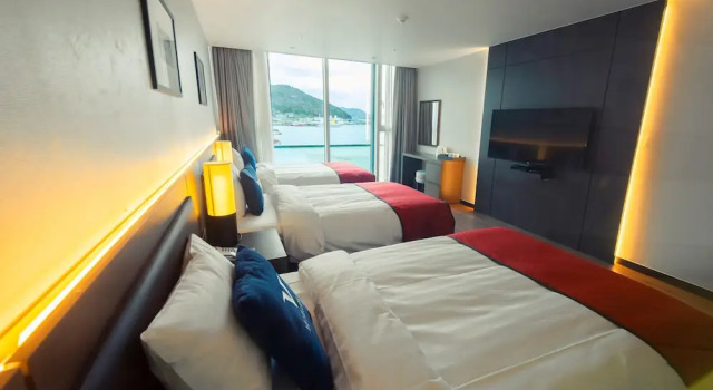 Трёхместный номер Superior с видом на океан Venezia Hotel and Suite
