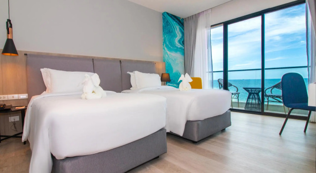 Номер Deluxe с видом на море Fortune Saeng Chan Beach Hotel Rayong - SHA Plus
