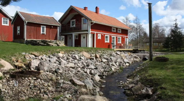 Вилла с 3 комнатами с балконом и с красивым видом из окна Nolgårdens Turistboende