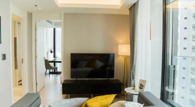 Апартаменты Sukhumvit 11#Luxury#Pool#Gym#BTS Nana&MRT Sukhumvit#1BR#Max2ppl