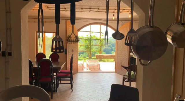 Коттедж c 1 комнатой с балконом Holiday Home Liberg With Hot tub and Sauna