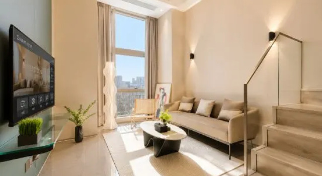 Люкс Yunding Executive Apartment (Shenzhen Nanshan Subway Station Coast City)