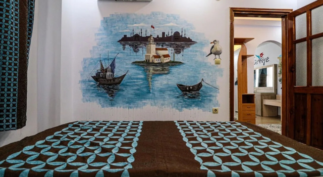Люкс Deluxe с балконом и с видом на город Esma Apart Otel