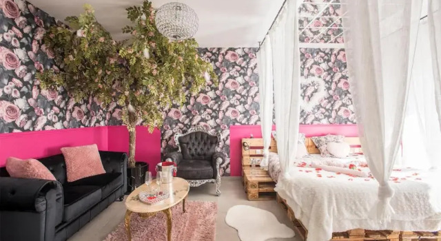 Romantisme et glamour 2 avec spa , clim et jardin