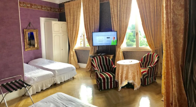 Трёхместный семейный номер Standard Hôtel Le Manoir