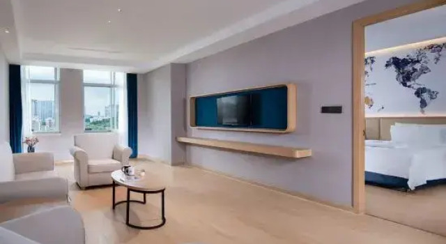 Люкс Deluxe с красивым видом из окна Harriway Garden Hotel Dongguan