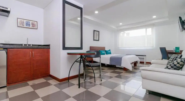 Двухместная студия Deluxe MV Hotel Kafir - Corferias, G12, Embajada EEUU