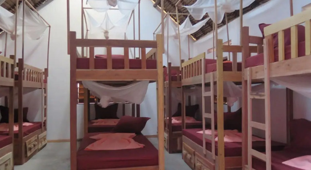 Кровать в общем номере Youth Hostel