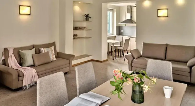 Апартаменты Deluxe с 2 комнатами с балконом Apartamenty Media Park