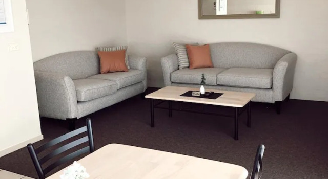 Апартаменты с 2 комнатами с балконом и с видом на океан Heritage House Motel & Units