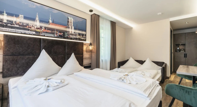 Habitación cuádruple Premium Hotel Demas München-Unterhaching