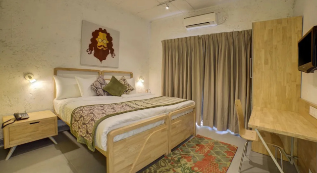 Номер Deluxe с балконом Bedzzz Rishikesh by Leisure Hotels