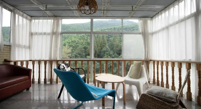 Люкс с 2 комнатами с балконом Moganshan Bamboo View Guesthouse