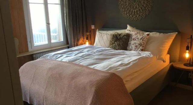 Двухместный номер Deluxe с балконом и с видом на озеро Boutique Hotel Bellevue B&B am Brienzersee Iseltwald Interlaken