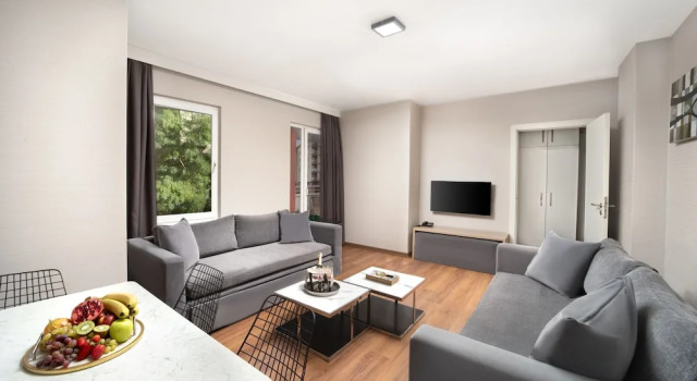 Номер Deluxe с 3 комнатами с балконом Nish Suite Atasehir