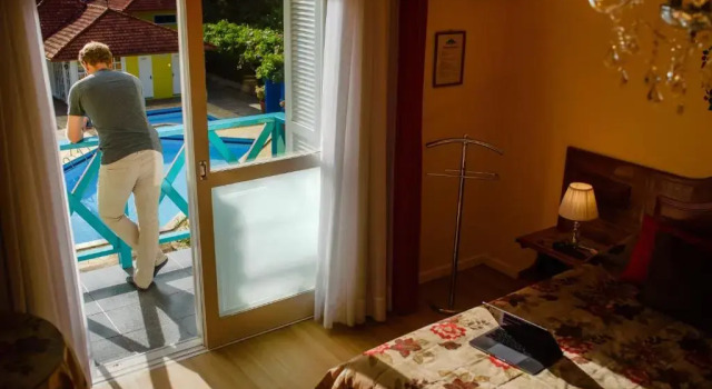 Двухместный номер Deluxe с балконом Hotel Pousada da Neve