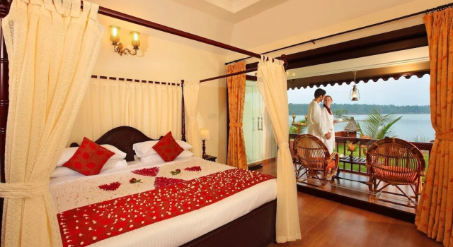 Вилла с балконом Fragrant Nature Backwater Resort & Ayurveda Spa Kollam