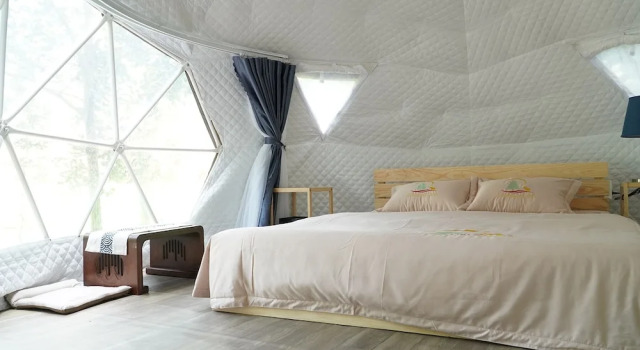 Тент с видом на сад Rung Thong Nui Voi Villa & Resort