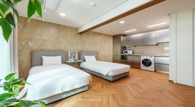 Двухместный семейный номер Standard Busan Station BOOKING THE BAY