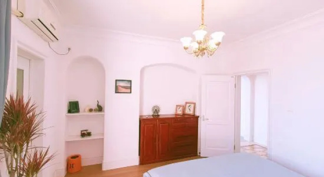 Люкс Deluxe Дуплекс с 4 комнатами с видом на море Dalian Chushao Homestay