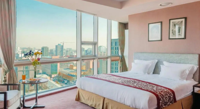 Люкс Executive с красивым видом из окна The Blue Sky Hotel and Tower