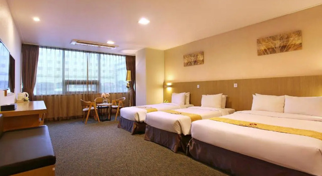 Четырёхместный номер Standard Hotel Skypark Jeju 1 Newly renovated