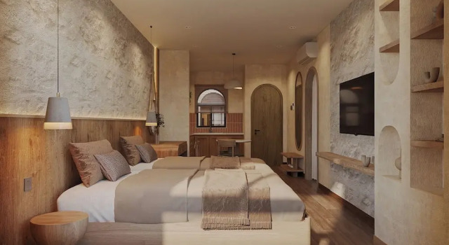 Двухместный номер Deluxe с видом на город Cat Cat Boutique Hotel By 9 Inn