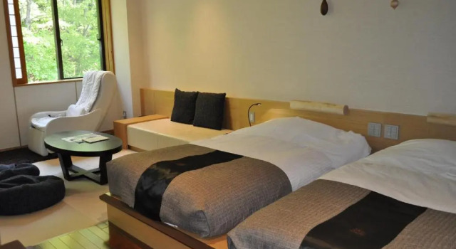 Двухместный номер Standard Niseko Konbu Onsen Tsuruga Moku-no-sho