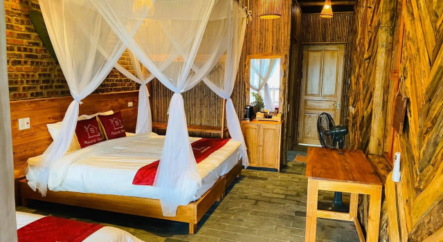 Номер Deluxe с красивым видом из окна Pu Luong Natura