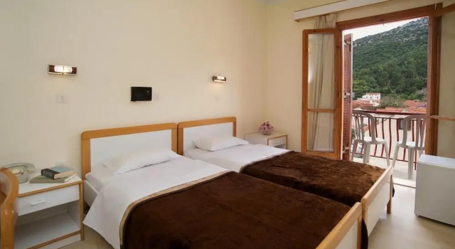 Двухместный номер Standard с балконом и с видом на море Moustakis Hotel