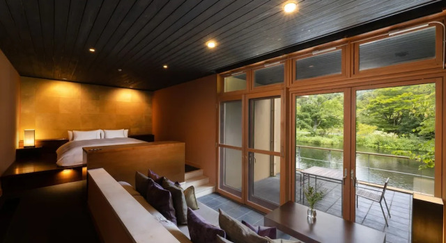 Двухместный Mizunami (Water side) HOSHINOYA Karuizawa