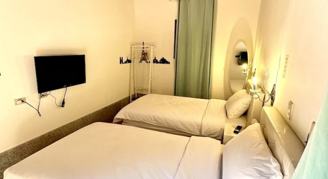 Conforto Casal quarto com vista para o pátio I-Shan B&B