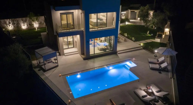 Вилла Kalyves Royal Villa I "Free"heated pool,gym&seaview