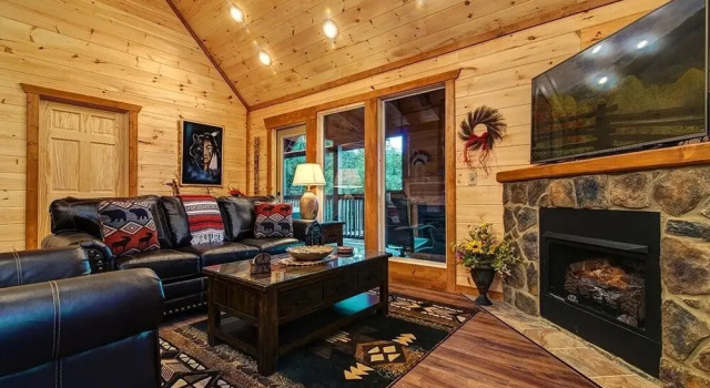 Cherokee Wind 1225 - 1 Br Cabin, Забронировать Дом для отпуска Отели Great Smoky Mountains National Park с парковкой, Парковка